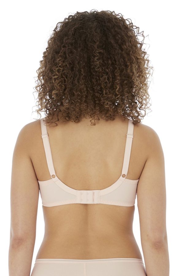 Freya Starlight Side Support Bra, Rosewater, Back View