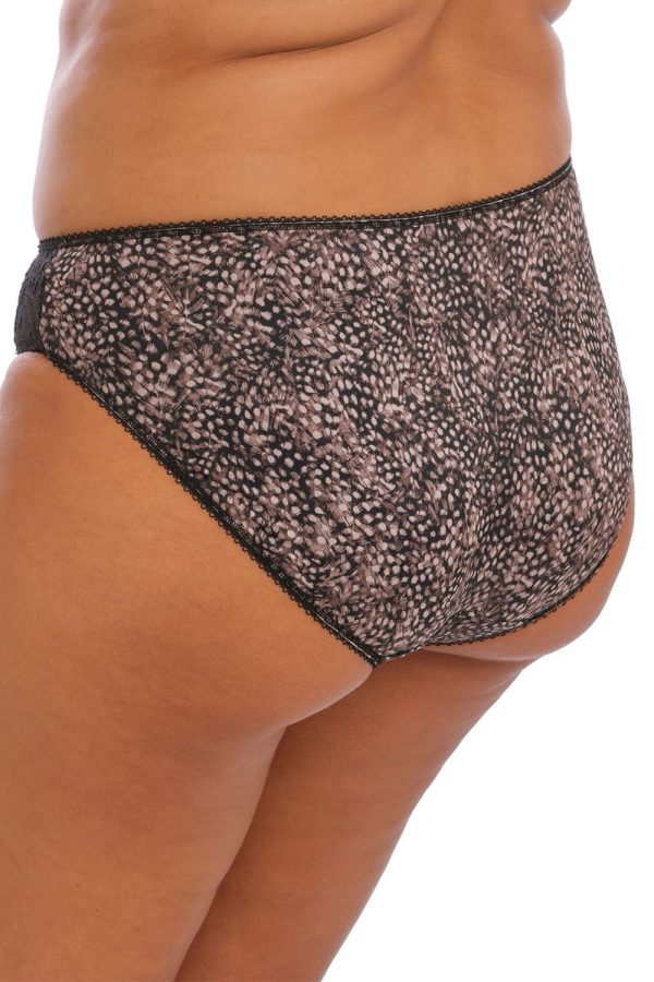 Elomi Morgan Brief, Ebony, Side View