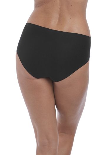 Fantasie Smoothease Invisible Stretch Brief, Black, Back View