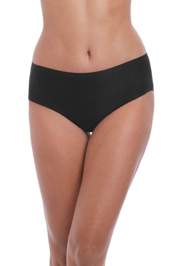 Fantasie Smoothease Invisible Stretch Brief, Black, Front View