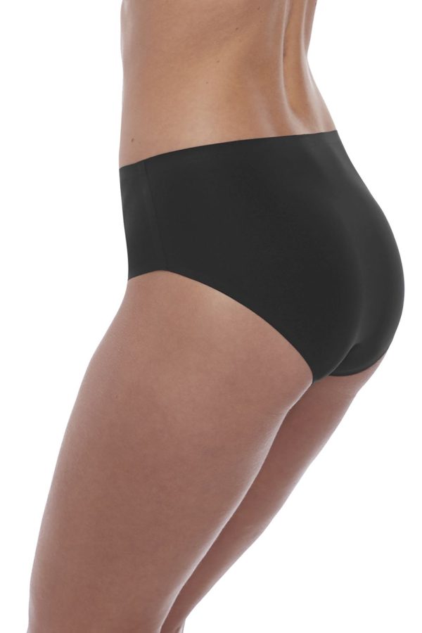 Fantasie Smoothease Invisible Stretch Brief, Black, Side View