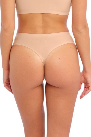 Fantasie Smoothease Invisible Stretch Thong, Natural Beige, Back View