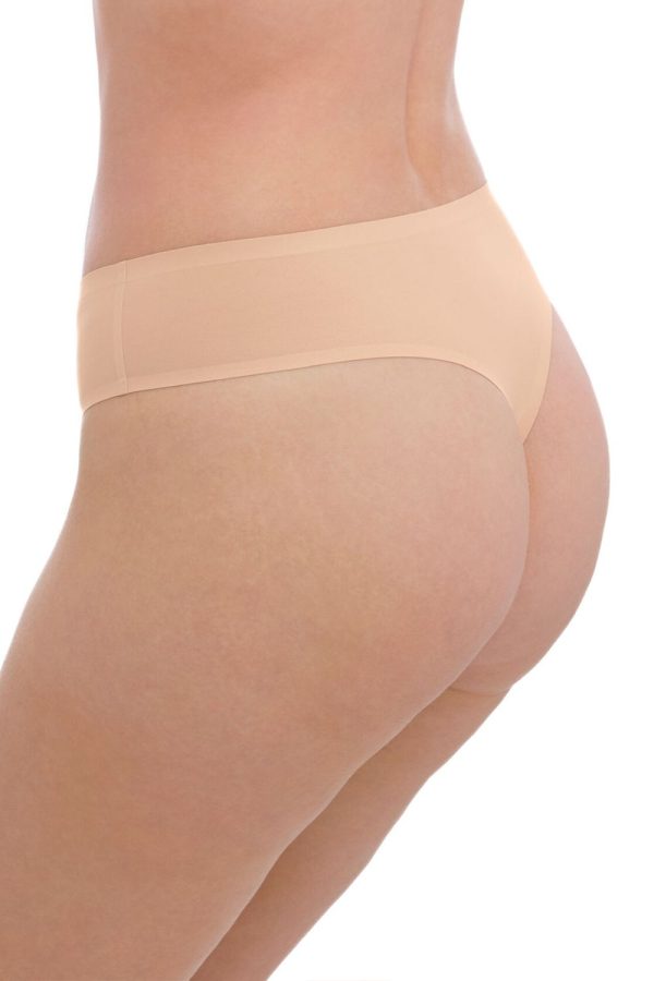 Fantasie Smoothease Invisible Stretch Thong, Natural Beige, Side View