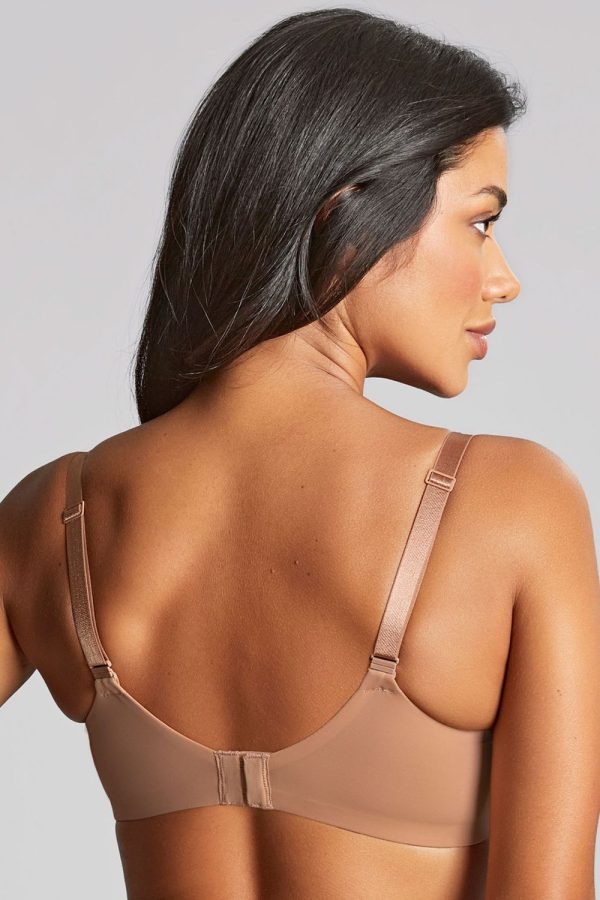 Panache 365 Moulded T-Shirt Bra, Honey, Regular Back View