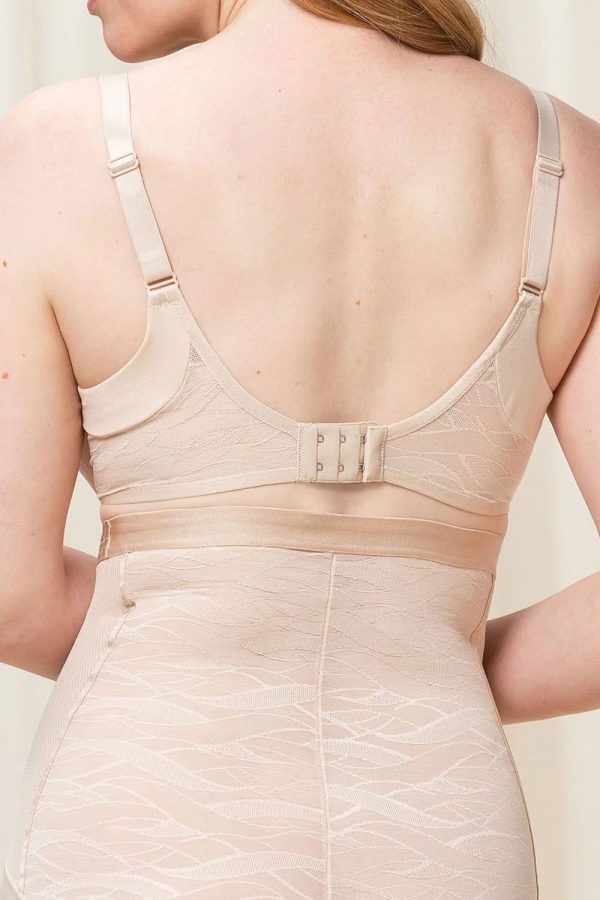 Triumph Airy Sensation T-Shirt Bra, Nude Beige, Back View