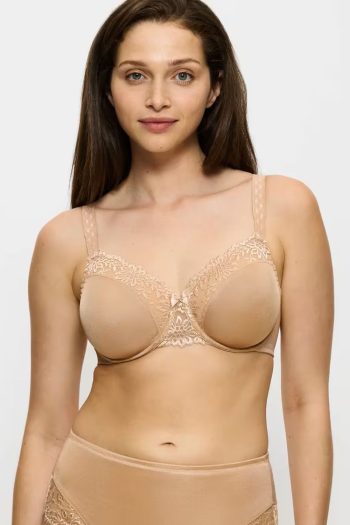 Triumph Ladyform Soft Minimiser Bra, Smooth Skin, Front View