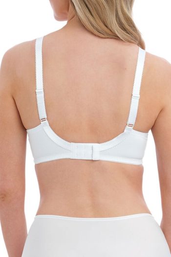 Fantasie Adelle Side Support Bra, White, Back View
