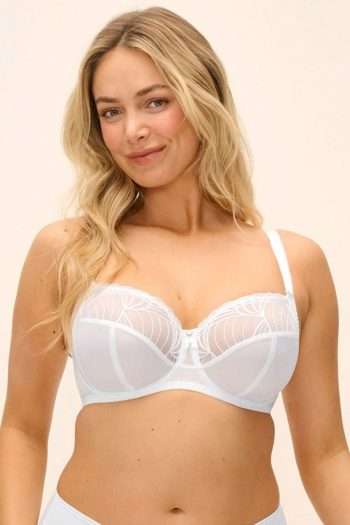 Fantasie Adelle Side Support Bra, White, Front View