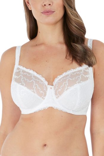 Fantasie Ana Side Support Bra, White, Front View
