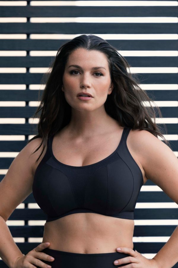 Fantasie Elevate Sports Bra, Black, Lifestyle View