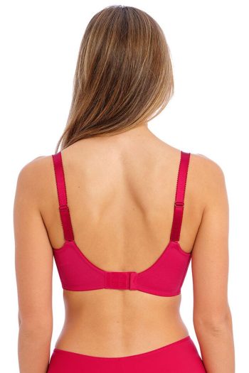 Fantasie Envisage UW Full Cup Side Support Bra, Raspberry, Back View