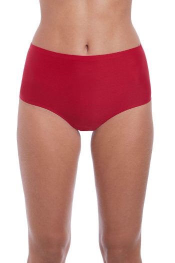 Fantasie Smoothease Invisible Stretch Full Brief, Red, Front View