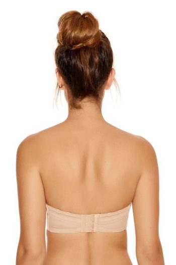 Fantasie Smoothing Moulded Strapless Bra, Nude, Strapless Back View