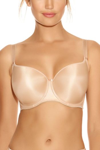 Fantasie Smoothing Moulded T-Shirt Bra, Nude, Front View