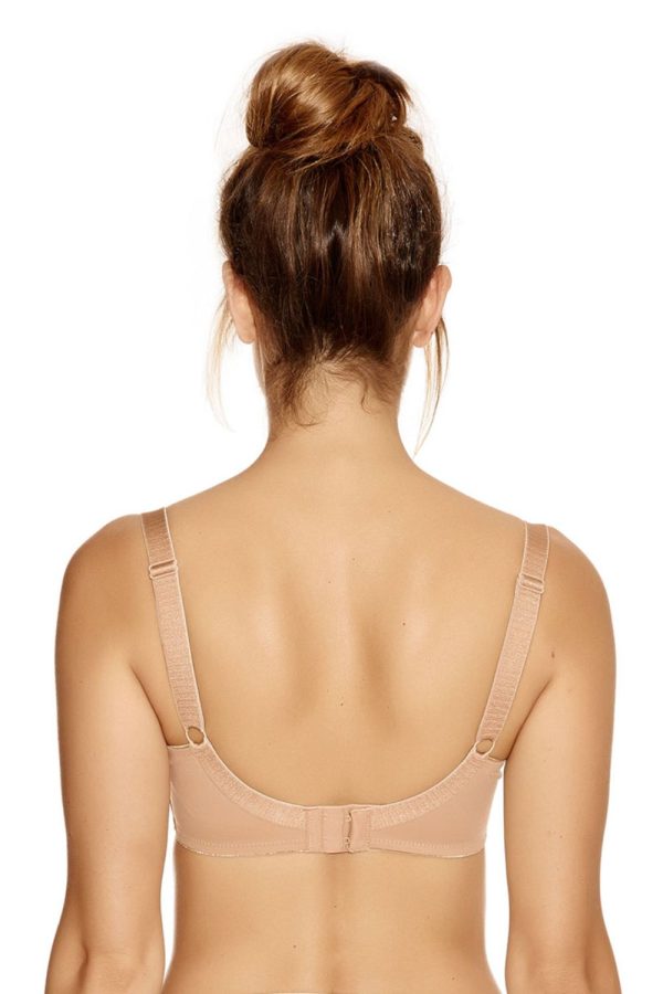Fantasie Smoothing Seamless Balcony Bra, Nude, Back View