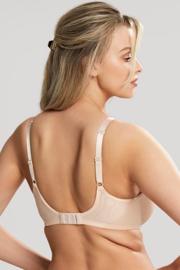 Panache Faith Moulded Plunge Bra, Latte, Regular Back View