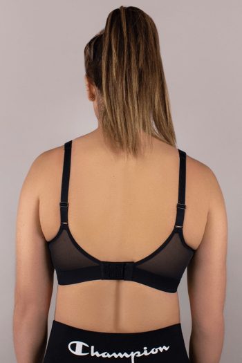 Shock Absorber Active Classic Support Sports Bra, Black, Back View