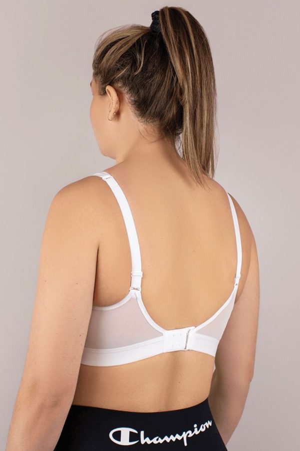 Shock Absorber Active Classic Support Sports Bra, White, Back View