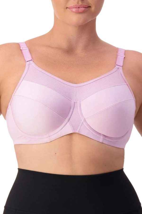 Triumph Triaction Ultra W Sports Bra, Iris, Front View