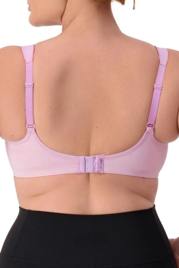 Triumph Triaction Ultra W Sports Bra, Iris, Regular Back View