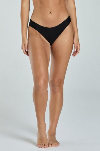 abi and joseph Barely-There Active Brief, Black, Front View