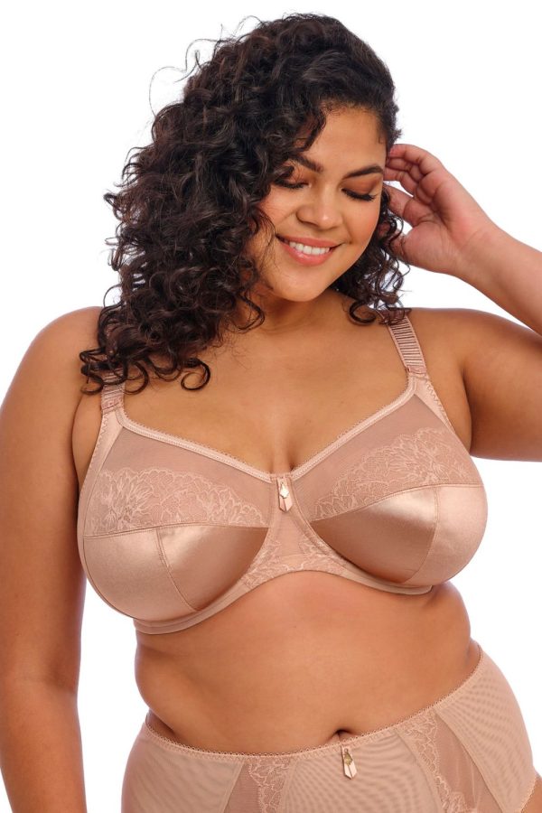 Elomi Cate Allure Bra, Sahara, Front View