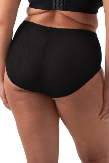 Elomi Cate Allure Full Brief, Black, Back View