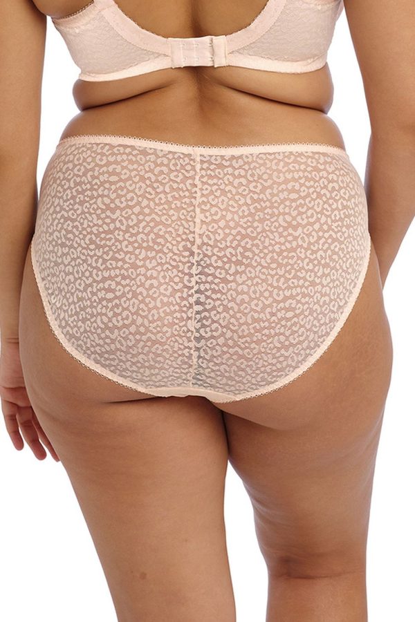 Elomi Lucie High Leg Brief, Pale Blush, Back View
