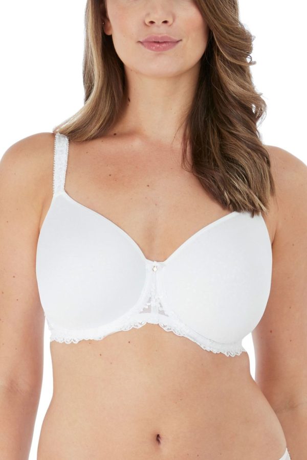 Fantasie Ana Moulded Spacer Bra, White, Front View