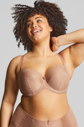 Sculptresse Esme Balcony Bra, Mocha, Front View