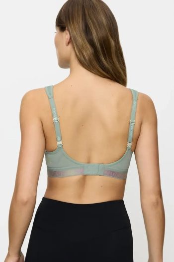 Triumph Triaction Cardio Flow Padded Bra, Absinthe, Back View