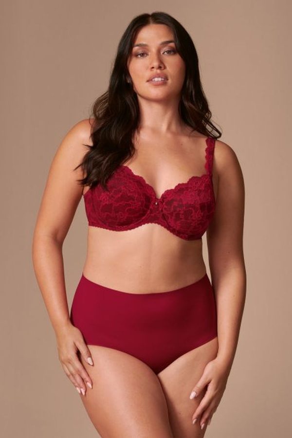 Anita Active Pocket Panty High Waist Briefs, Ruby, Lifestyle View