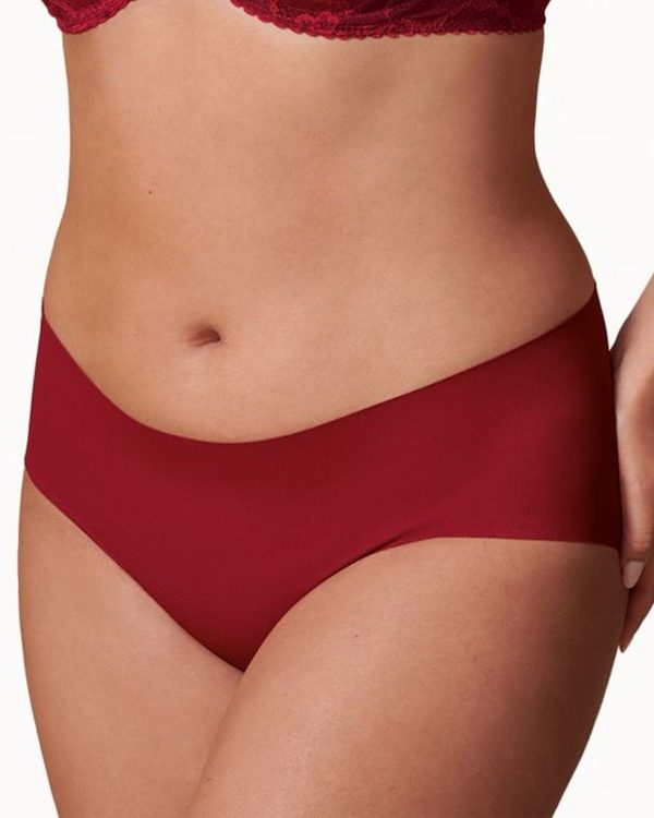 Anita Active Pocket Panty Hipster, Ruby, Side View