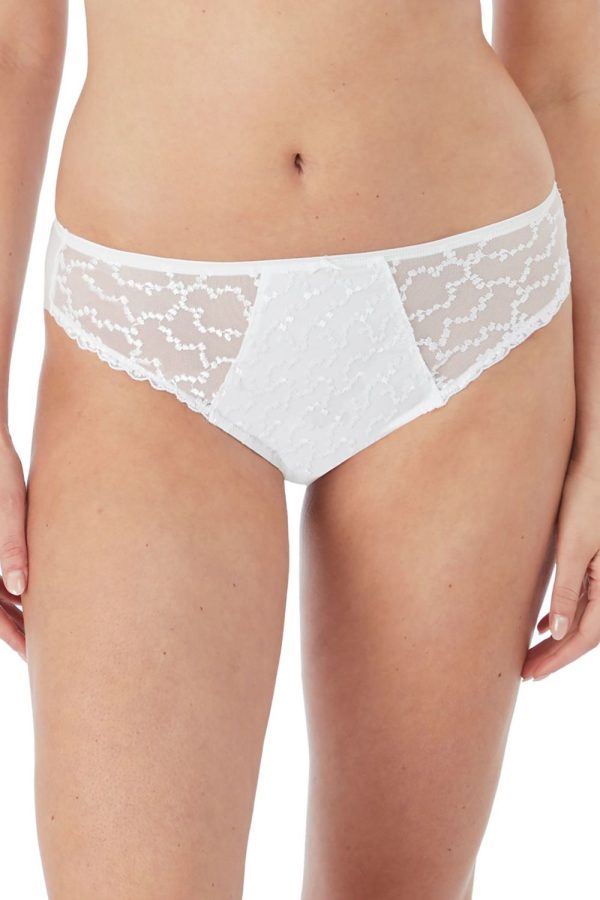 Fantasie Ana Brief, White, Front View