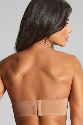Panache 365 Moulded Strapless Bra, Honey, Back View