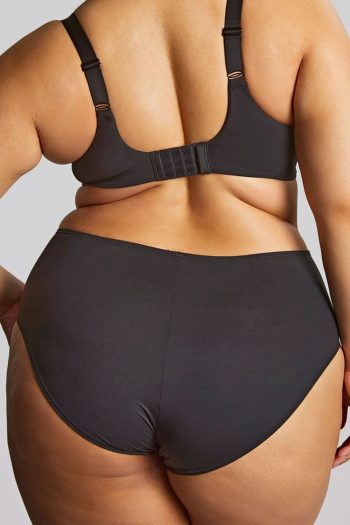 Sculptresse Esme Deep Brief, Black, Back View