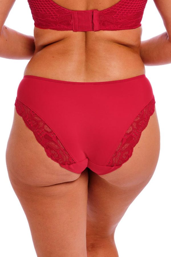 Fantasie Reflect Brief, Red, Back View