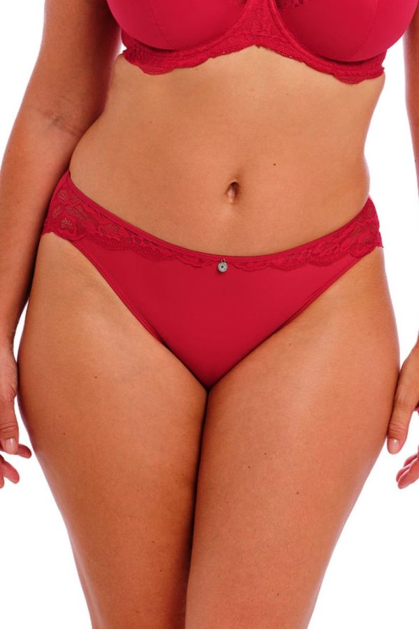 Fantasie Reflect Brief, Red, Front View