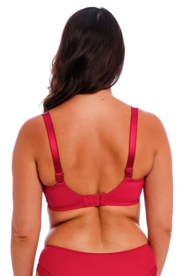 Fantasie Reflect Moulded Spacer Bra, Red, Back View