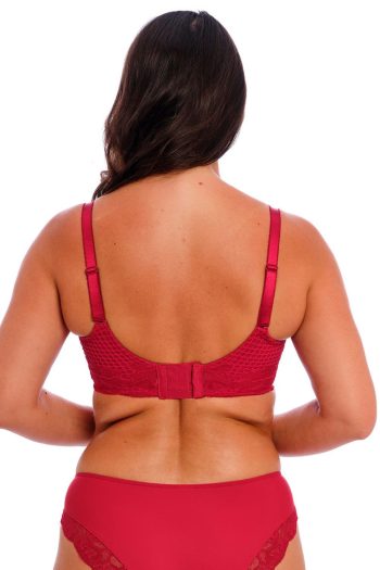 Fantasie Reflect Side Support Bra, Red, Back View