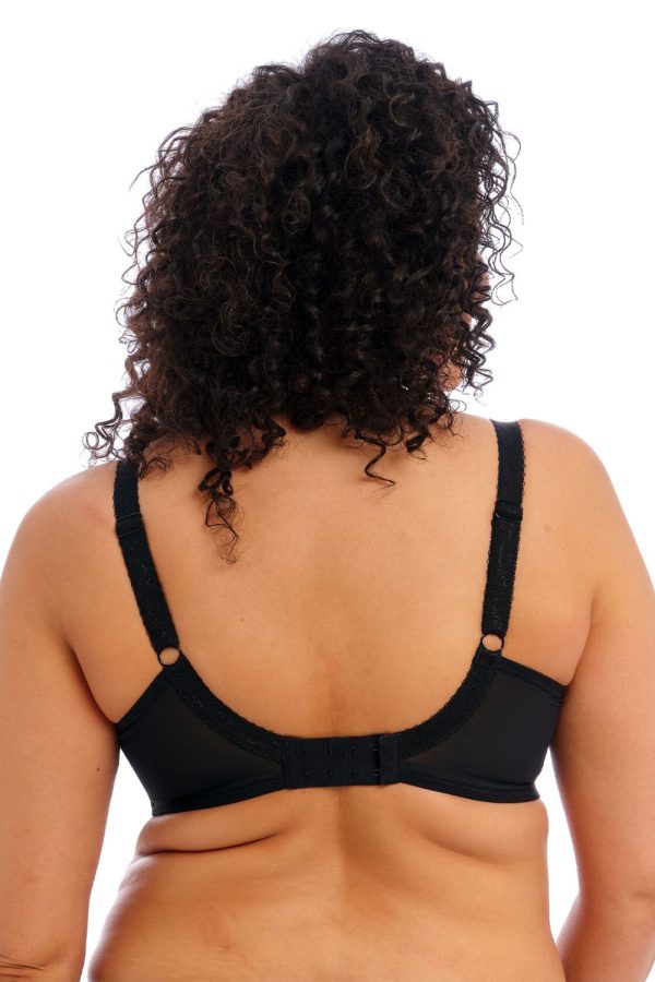 Elomi Molly Nursing Bra, Black, Back View