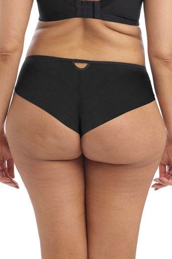 Elomi Priya Brazilian Brief, Black, Back View