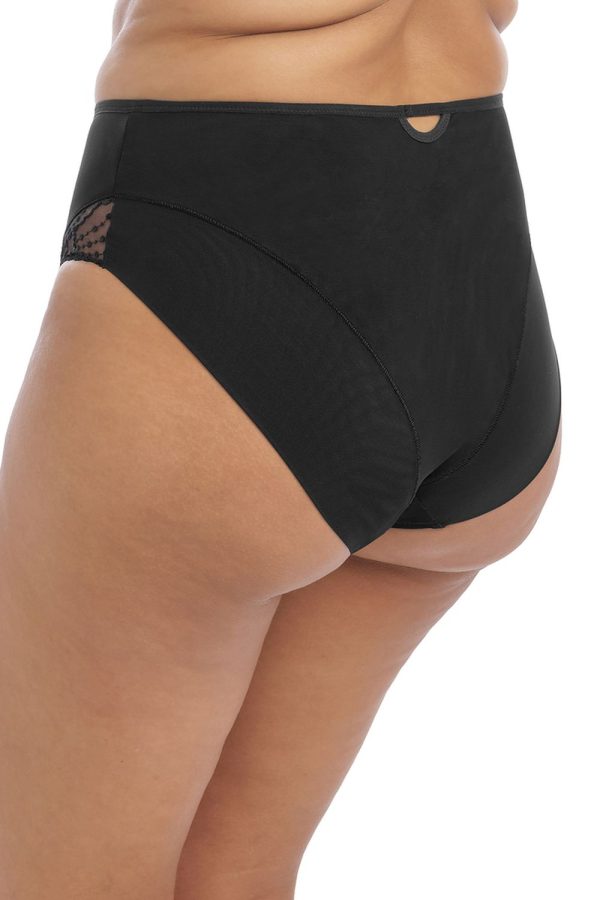 Elomi Priya Full Brief, Black, Side View