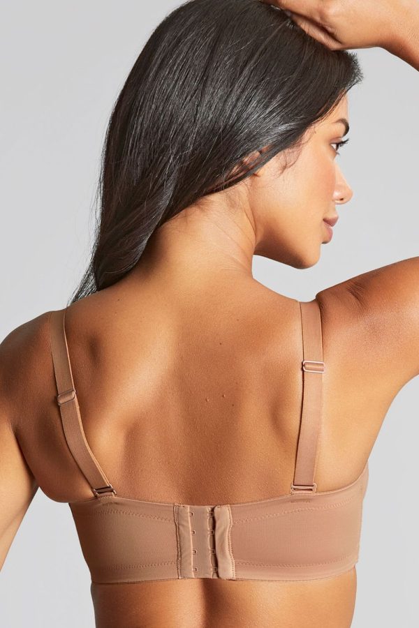 Panache Alice Balcony Strapless Bra, Honey, Back View