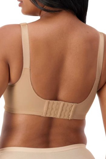 Triumph Lace Maternity Wirefree Bra, Nude, Back View