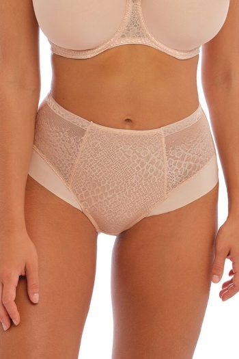 Fantasie Envisage High Waist Brief, Natural Beige, Front View