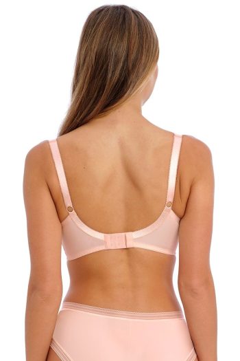 Fantasie Fusion Padded Plunge Bra, Blush, Back View