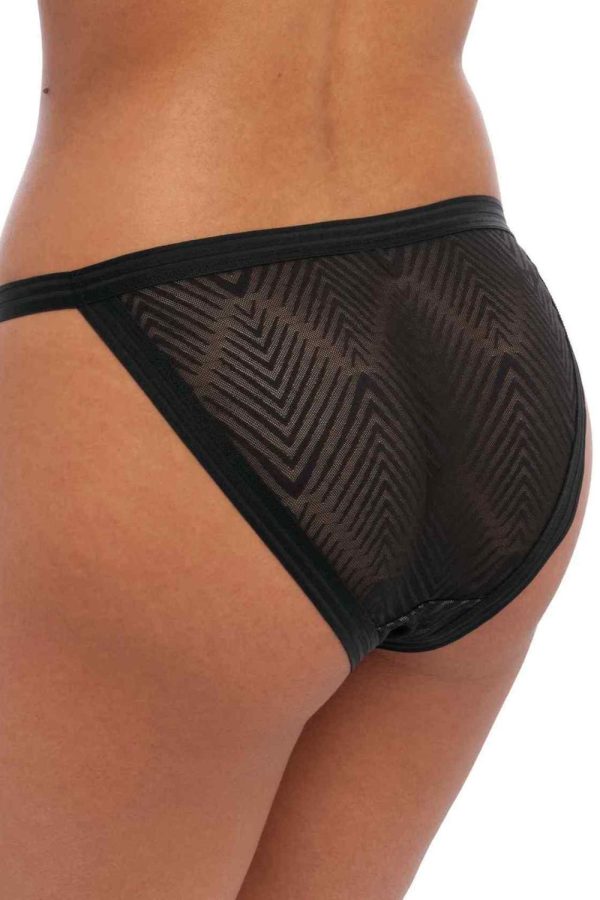 Freya Tailored Brief, Black, Side View