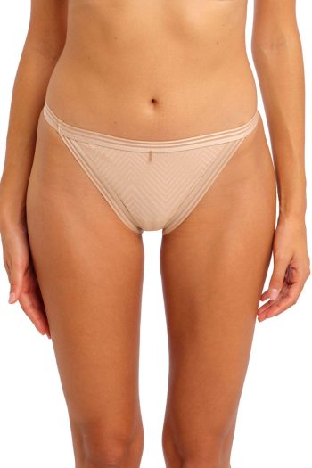 Freya Tailored Brief, Natural Beige, Front View