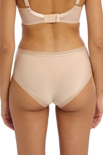 Freya Tailored Short, Natural Beige, Back View